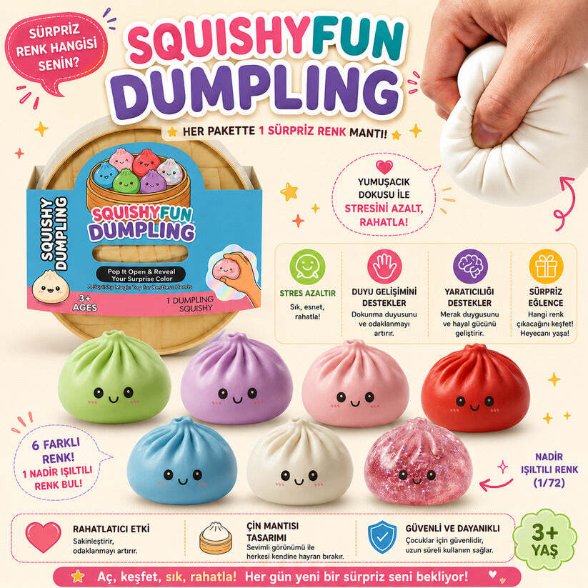 VİRAL SQUİSHY DUMPLINGS ŞİMDİ TÜRKİYEDE 🥟