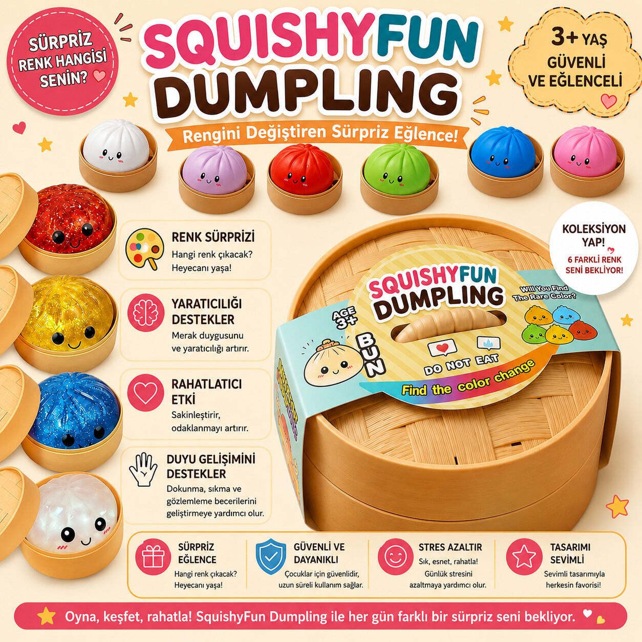 VİRAL SQUİSHY DUMPLINGS ŞİMDİ TÜRKİYEDE 🥟